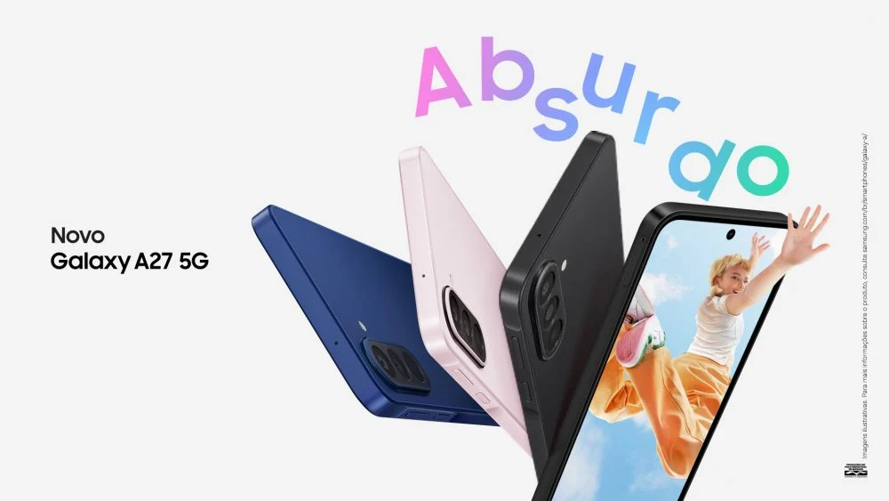 Samsung Galaxy A27 5G em diferentes cores