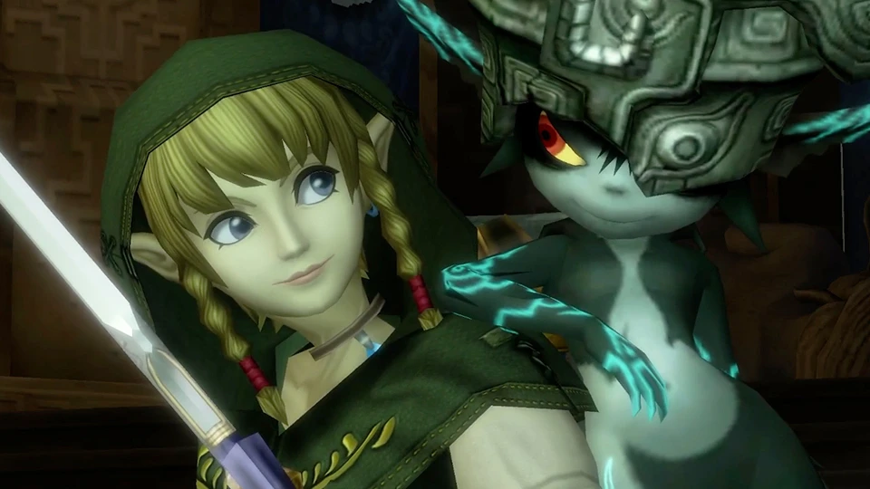 Linkle e Midna em mod de The Legend of Zelda Twilight Princess para Dusklight