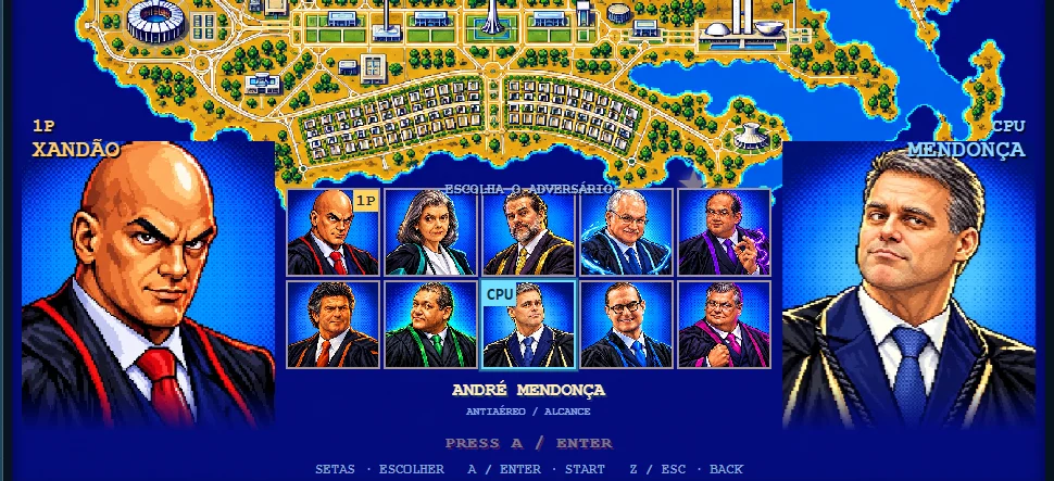 Supremo Tribunal Fighter: como jogar grátis o game de luta do STF
