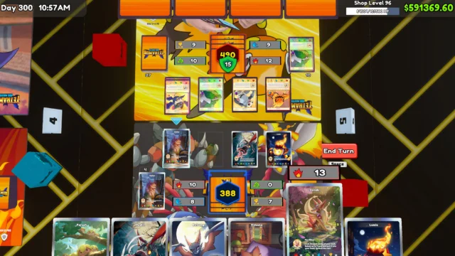 TCG Card Shop Simulator 1.0 chega em 15 de setembro de 2026 com Tetramon Duel Master, um jogo de cartas completo dentro do simulador.