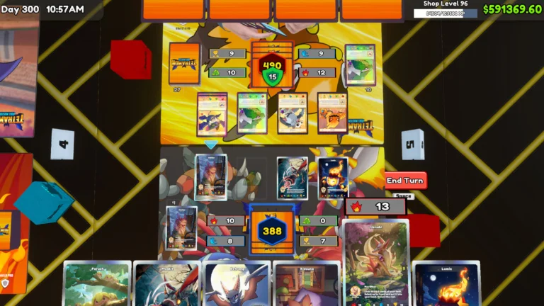 TCG Card Shop Simulator 1.0 chega em 15 de setembro de 2026 com Tetramon Duel Master, um jogo de cartas completo dentro do simulador.