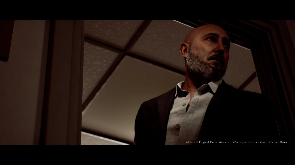 Simon Ordell em Silent Hill Townfall durante cena em St. Amelia