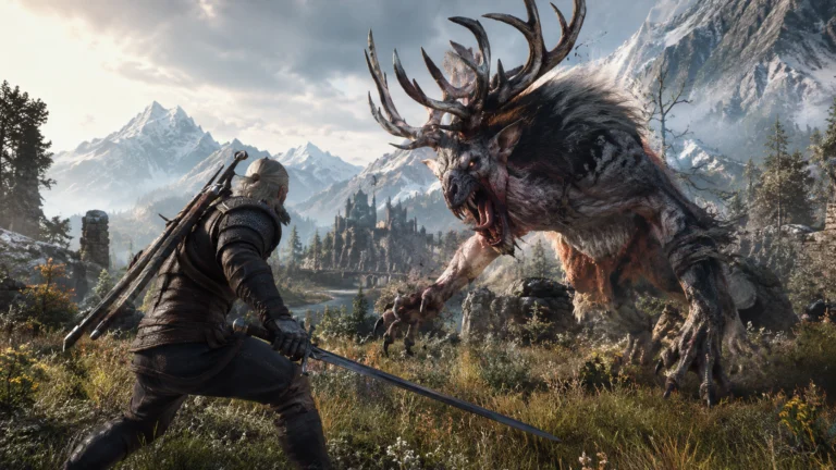 The Witcher 3 Remastered no Switch 2 mira até 40 FPS e traz controles exclusivos