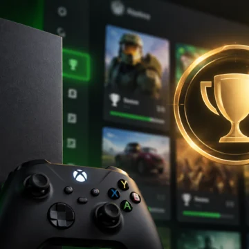 Xbox começa a exibir “Conquista Mítica”, possível resposta à Platina do PlayStation