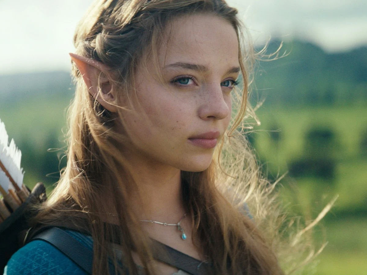 Bo Bragason caracterizada como a princesa Zelda no filme live-action