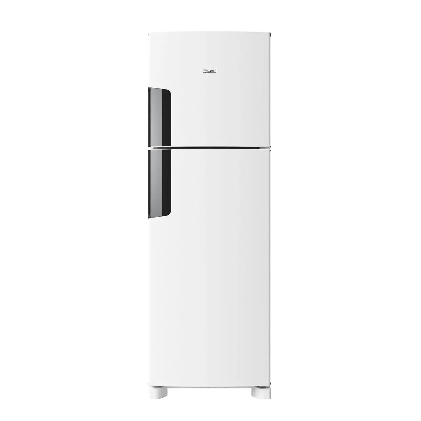 Geladeira Consul CRM44MB branca com duas portas e freezer superior