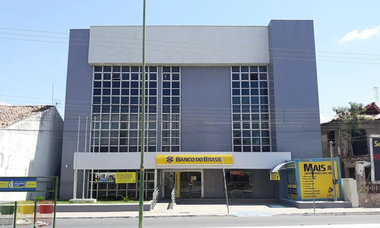 Fachada de agência do Banco do Brasil na cidade de Sousa, Paraíba