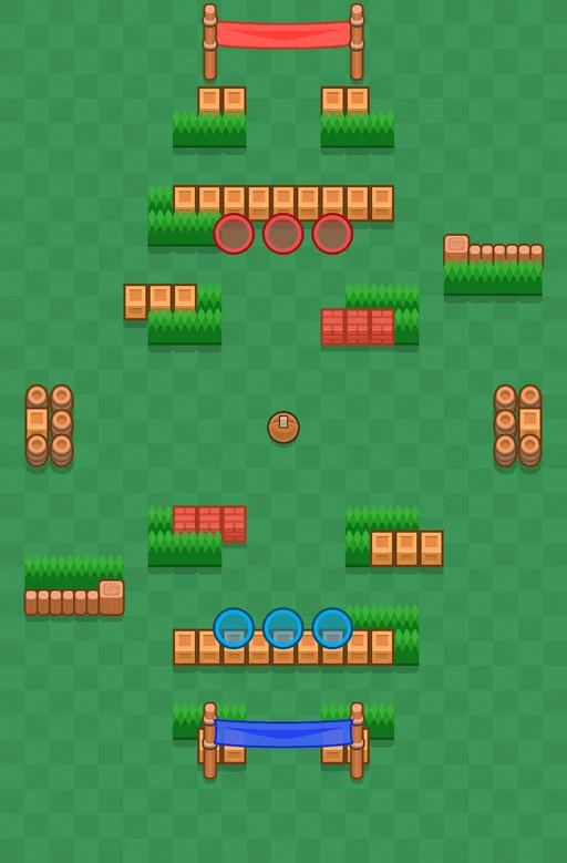 Mapa Backyard Bowl do Fute-Brawl em Brawl Stars