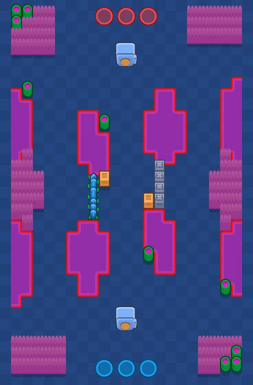 Mapa Bridge Too Far do modo Roubo em Brawl Stars