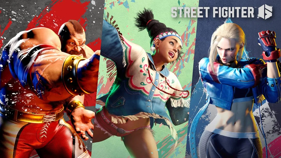 Zangief, Lily e Cammy aparecem lado a lado em arte oficial de Street Fighter 6