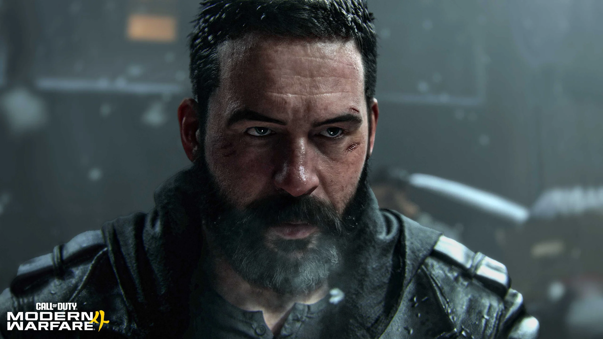 Capitão Price em close com uniforme militar em imagem promocional de Call of Duty Modern Warfare 4