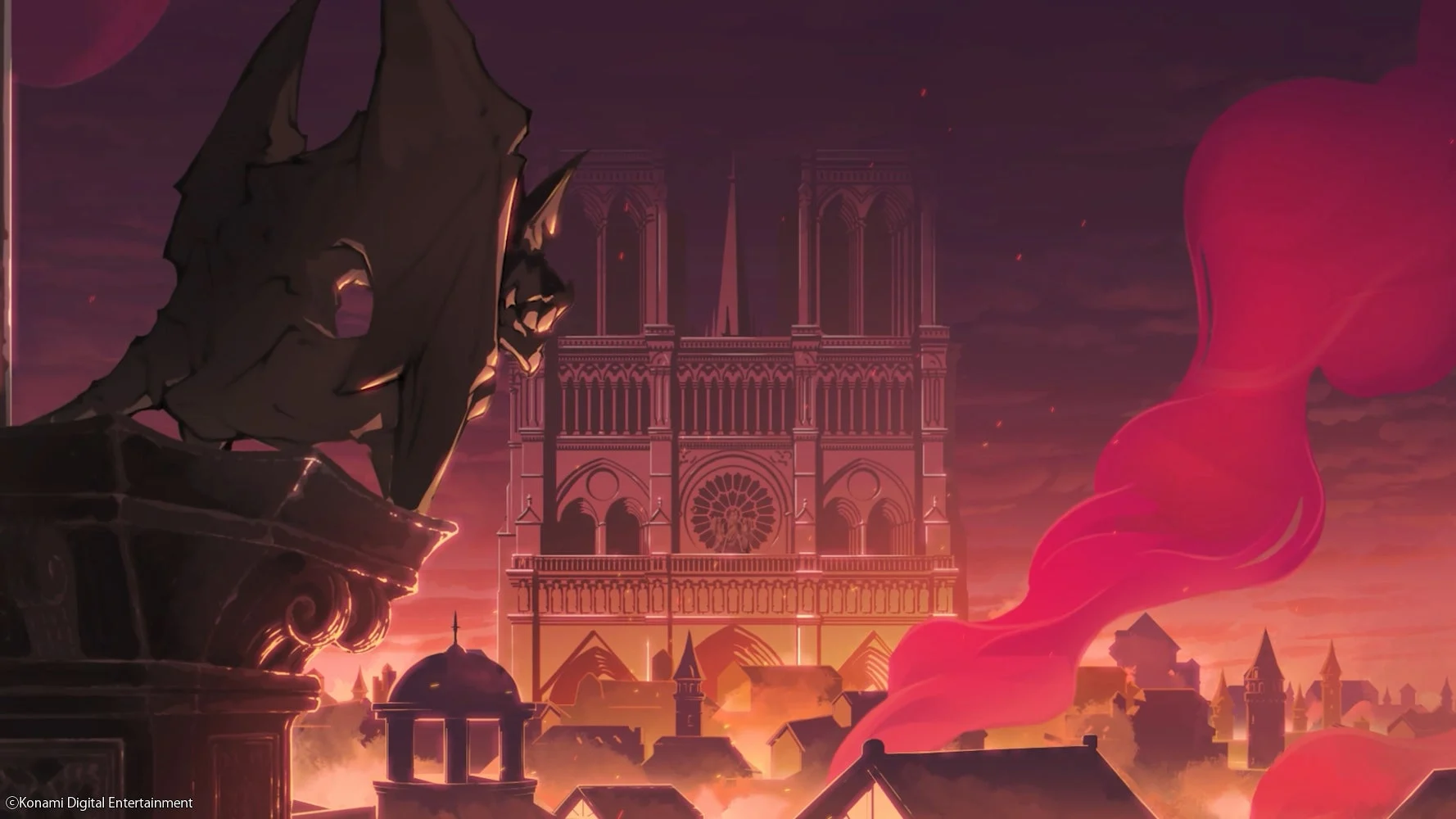 Paris e a Catedral de Notre-Dame em Castlevania Belmont's Curse
