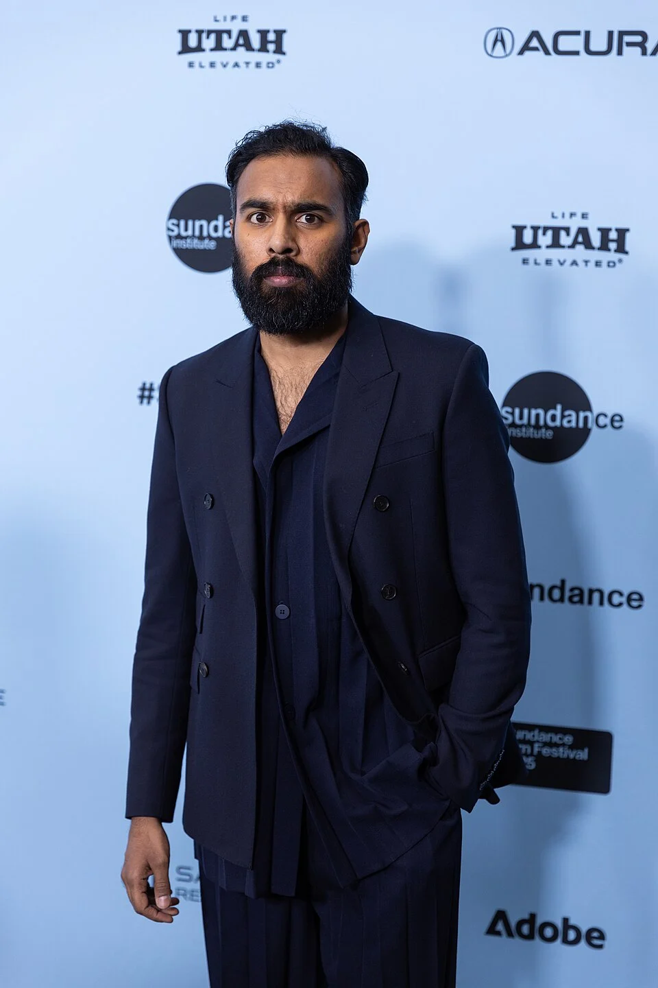 Ator Himesh Patel, protagonista do reboot de Arquivo X, durante o Festival de Sundance de 2025