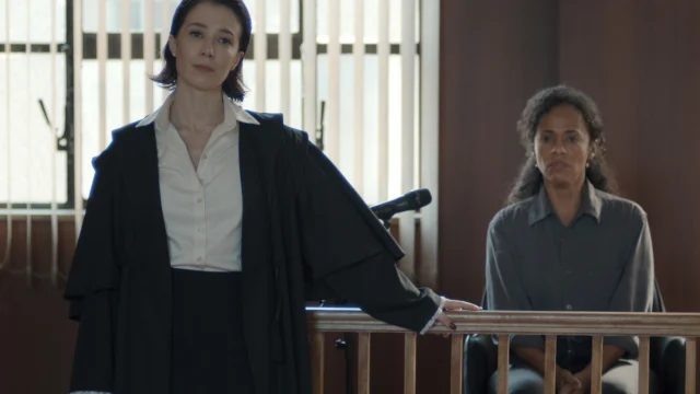 Inez Franco e Eliane Linhares no tribunal em Habeas Corpus