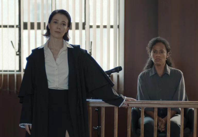 Inez Franco e Eliane Linhares no tribunal em Habeas Corpus