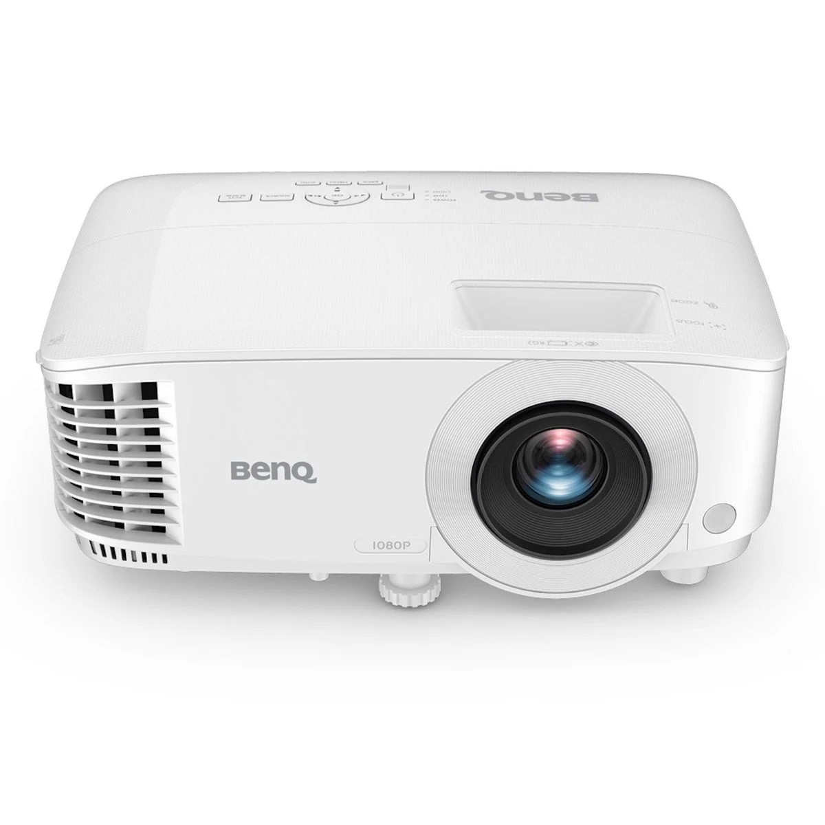 Projetor BenQ TH575 Full HD branco, com lente frontal e saídas de ventilação