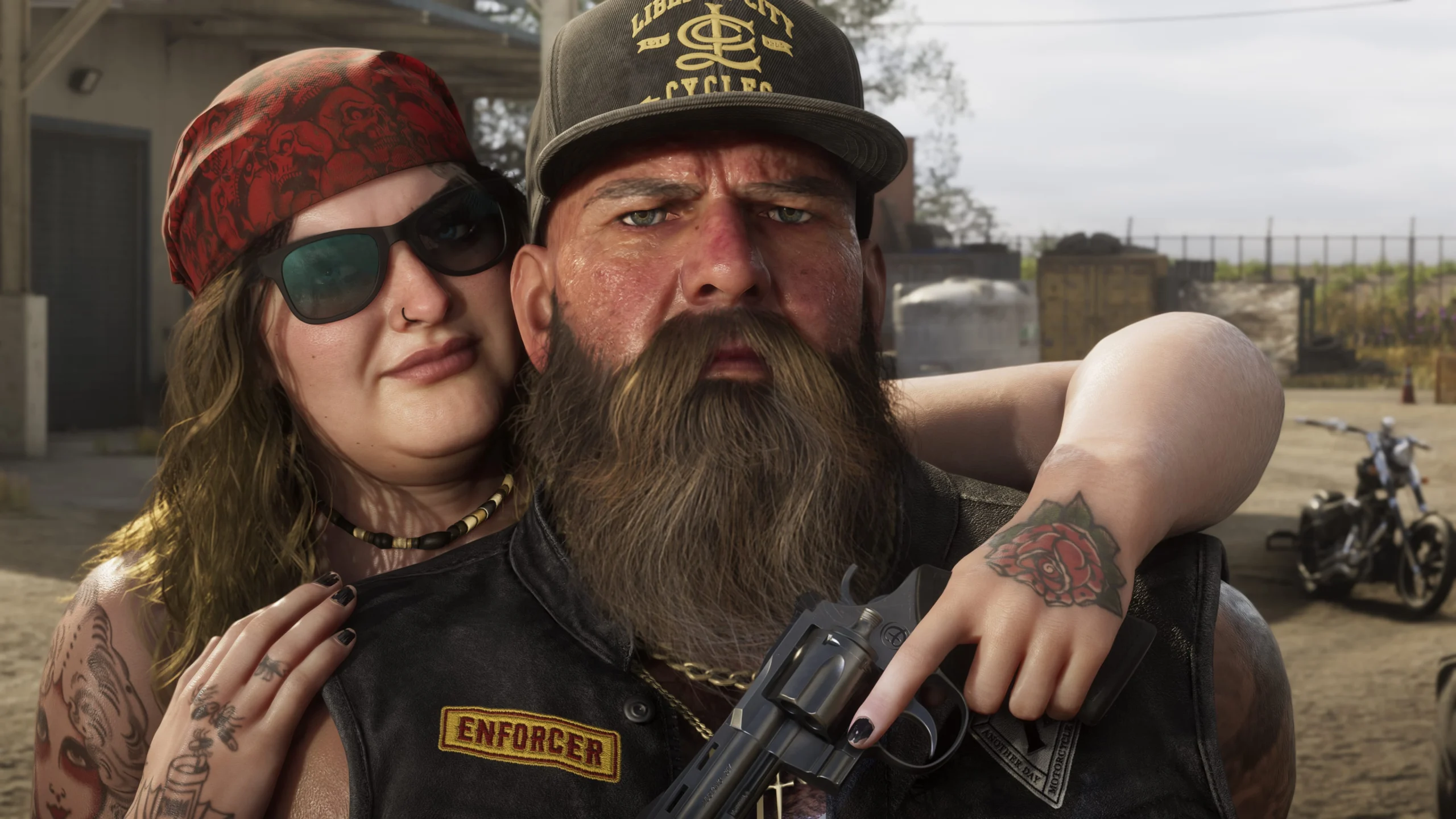 Imagem oficial de GTA 6 mostra moradores caracterizados na região de Ambrosia