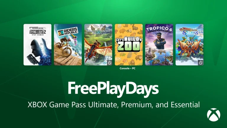 Arte oficial do Free Play Days com os seis jogos da rodada de 22 de outubro de 2026