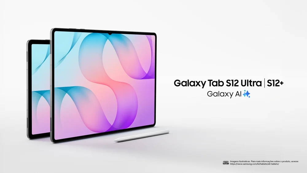 Galaxy Tab S12 Ultra e Tab S12 Plus apresentados pela Samsung com suporte ao Android 17 e One UI 9