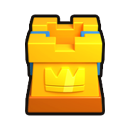 Ícone oficial do nível da Torre do Rei em Clash Royale