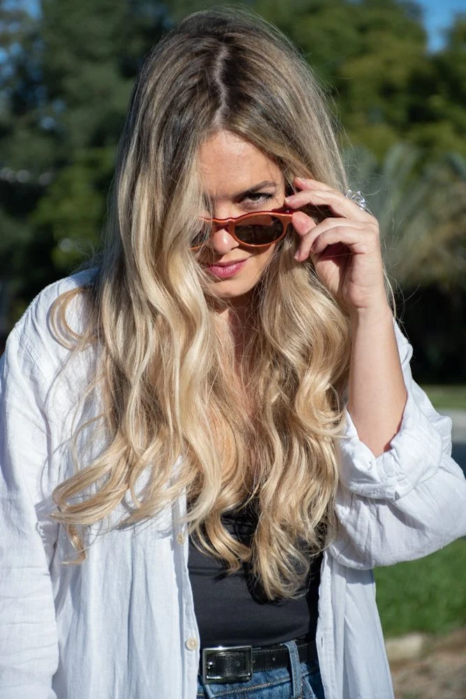 Lua Blanco durante encontro com fãs no Parque Ibirapuera, em São Paulo, em 2023