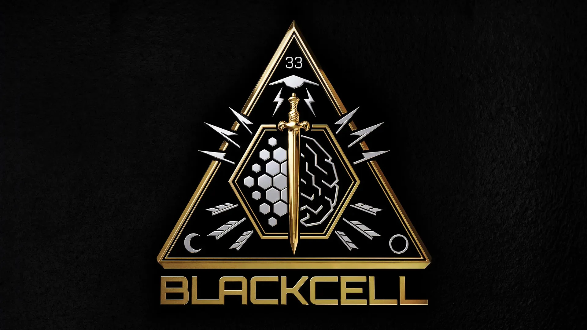 Emblema dourado do BlackCell divulgado na página oficial de Modern Warfare 4