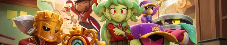 Personagens de Brawl Stars reunidos em arte oficial da Supercell