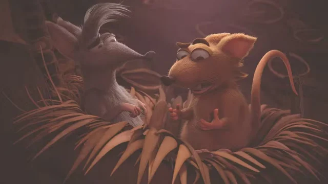 Tom e Vini, os ratinhos músicos da animação A Arca de Noé