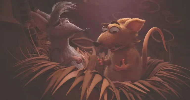 Tom e Vini, os ratinhos músicos da animação A Arca de Noé