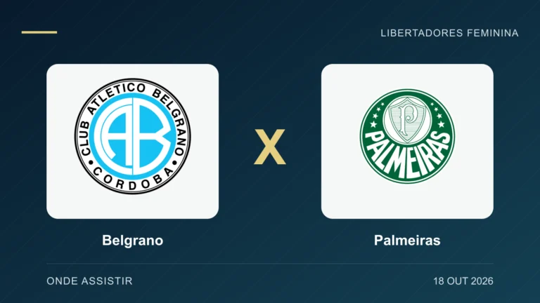 Escudos de Belgrano e Palmeiras, separados por um X.