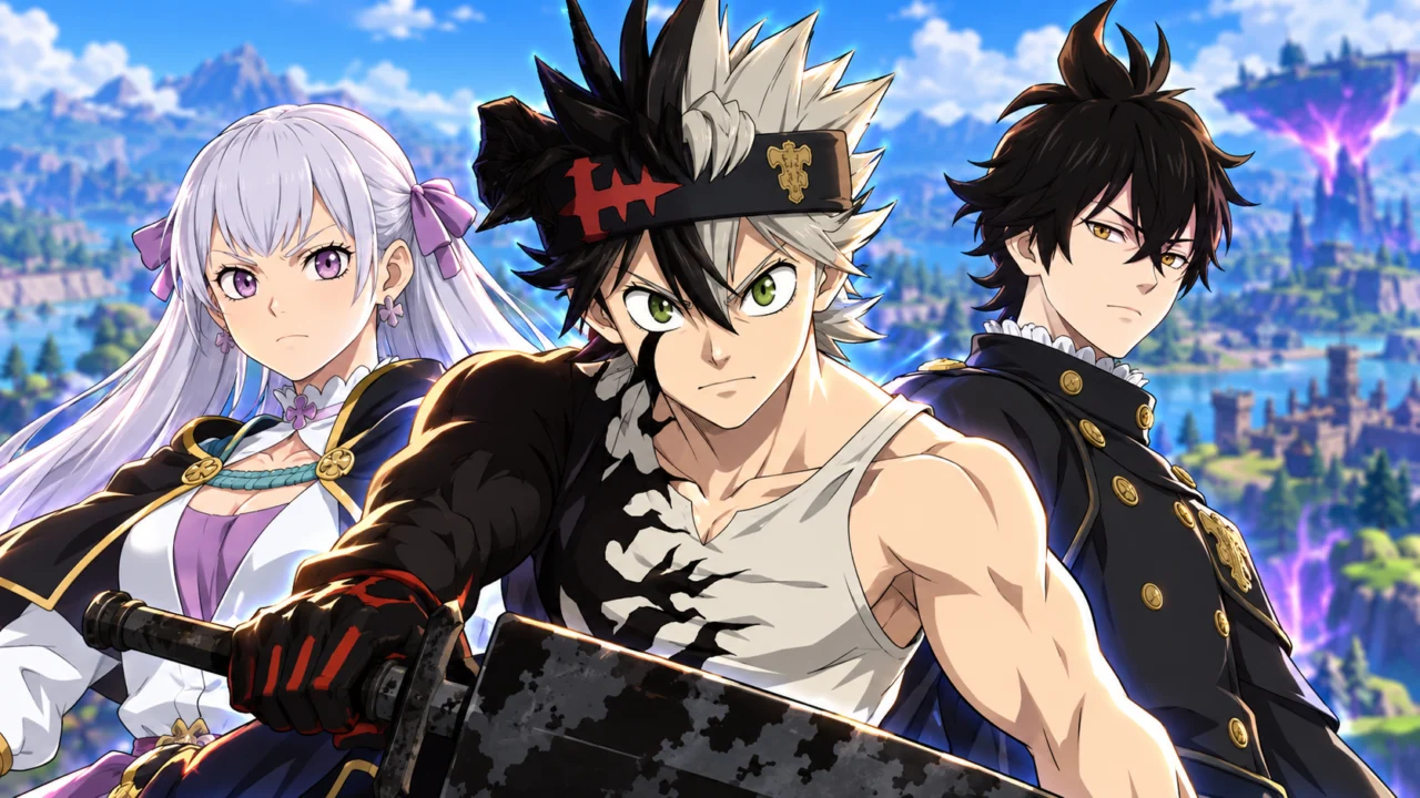 black clover chega ao fortnite precos de asta noelle yuno e 4