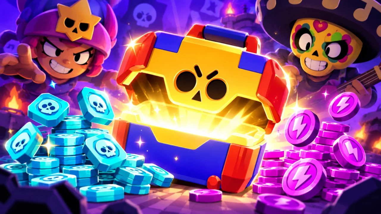 Brawl Stars libera links para Megacaixa, 2.000 Vales e 1.000 Pontos de Poder grátis nesta terça (20).