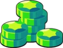 Ícone oficial de gemas de Brawl Stars