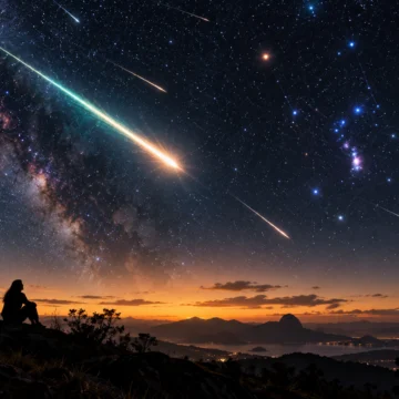 Chuva de meteoros do cometa Halley poderá ser vista no Brasil nesta madrugada; veja horário