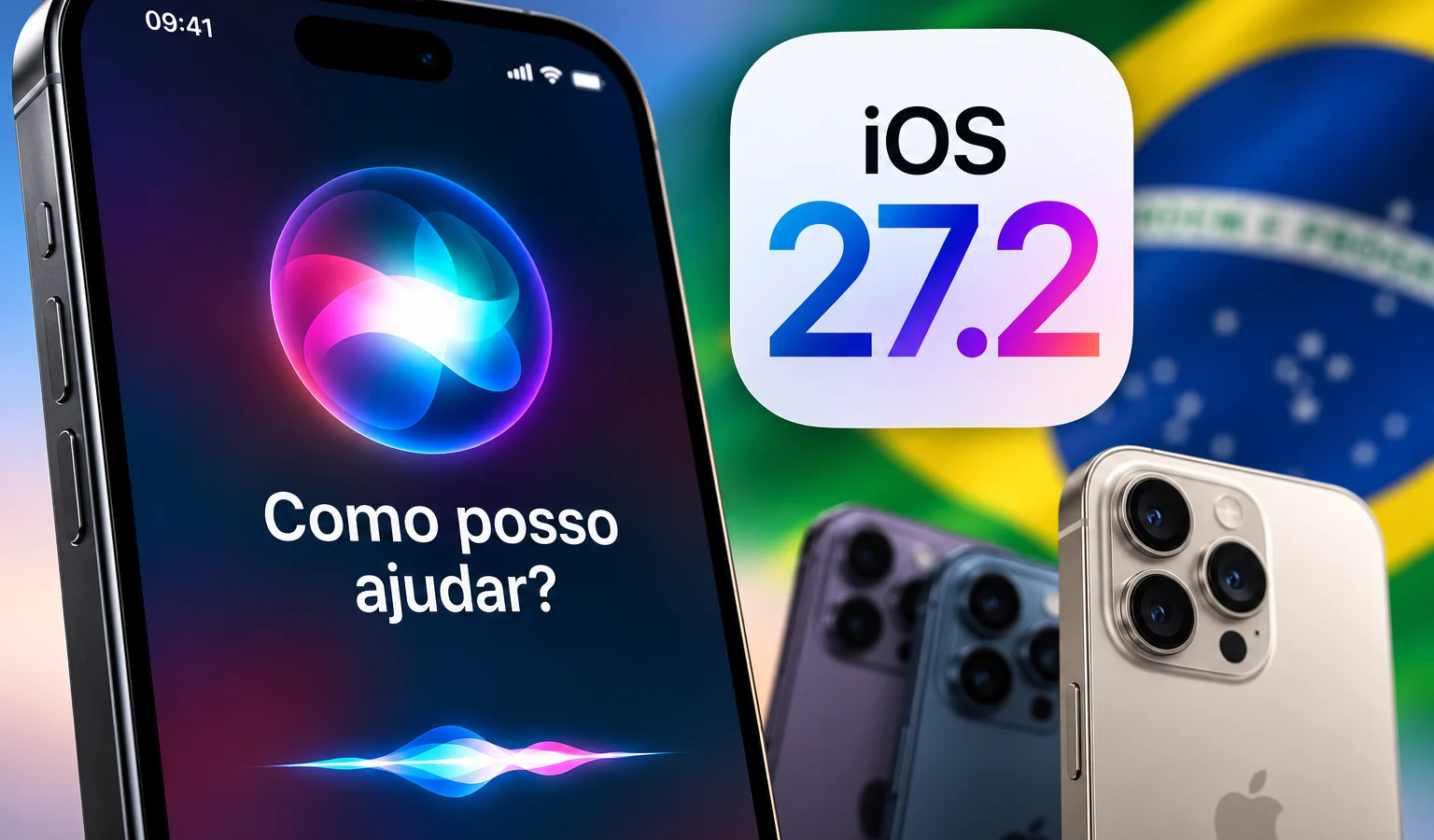 Siri em português do Brasil chega no iPhone com iOS 27.2: como ativar e modelos compatíveis