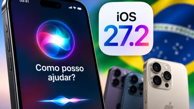 A Siri AI em português chegou ao iPhone com o iOS 27.2.