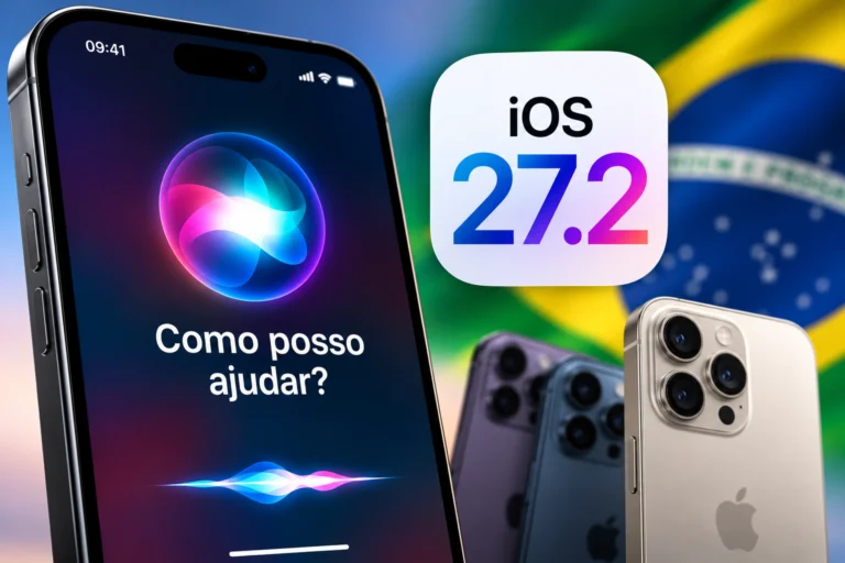 A Siri AI em português chegou ao iPhone com o iOS 27.2.
