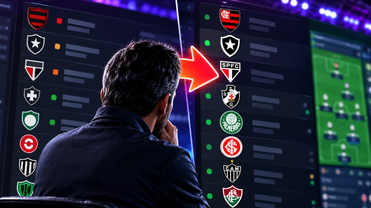 Football Manager 2027 tem clubes e campeonatos com nomes alterados por licenciamento.