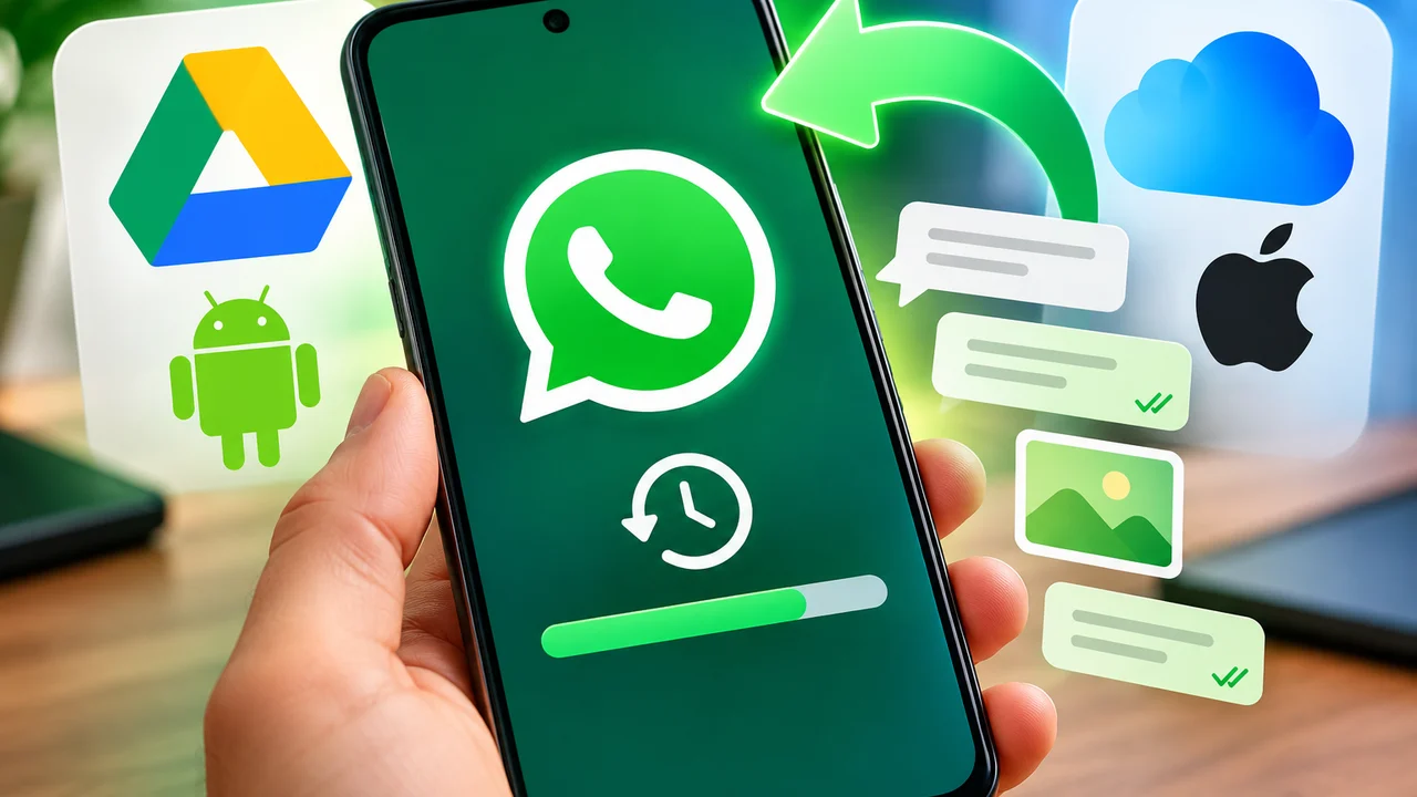 Como restaurar o backup do WhatsApp e recuperar suas conversas