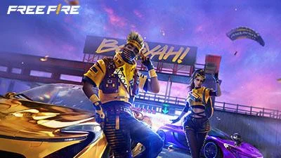 Personagens de Free Fire em arte promocional oficial do jogo