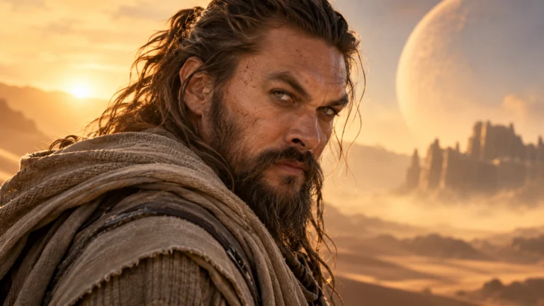 Nova imagem mostra Jason Momoa como Hayt, uma versão geneticamente recriada de Duncan Idaho, que morreu protegendo Paul Atreides no primeiro longa.