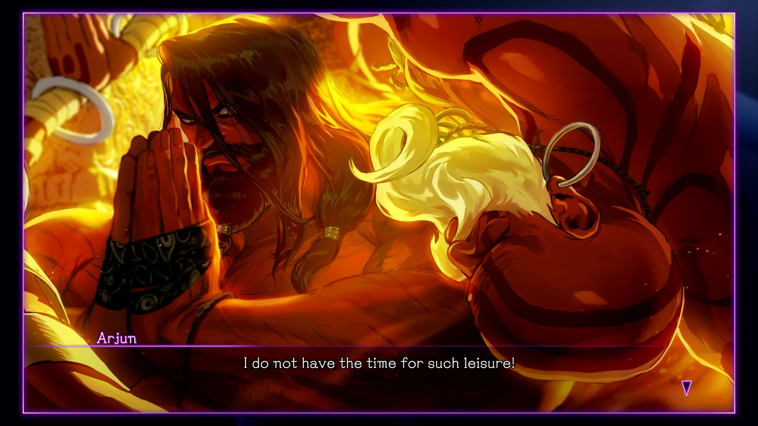 Arjun aparece em uma ilustração do modo Arcade de Street Fighter 6