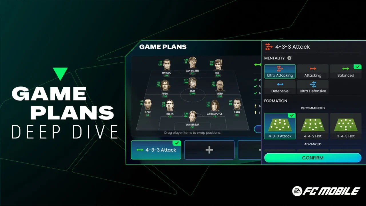 FC Mobile 27: melhores formações e táticas para usar em 2026