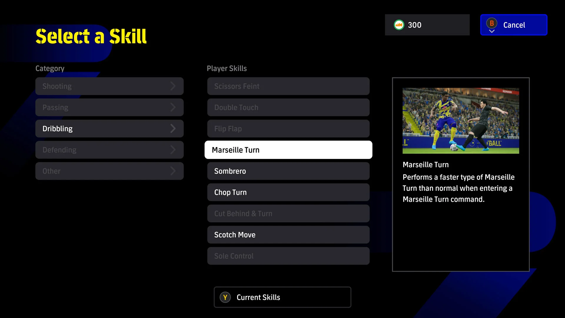 Lista oficial de habilidades organizada por categorias no eFootball