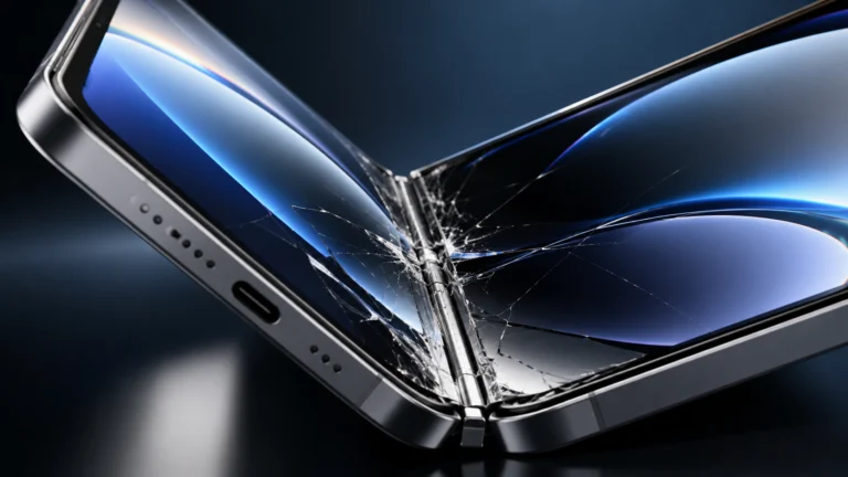iPhone Duo apresenta relatos de tela rachada perto da dobradiça e falha em teste extremo.