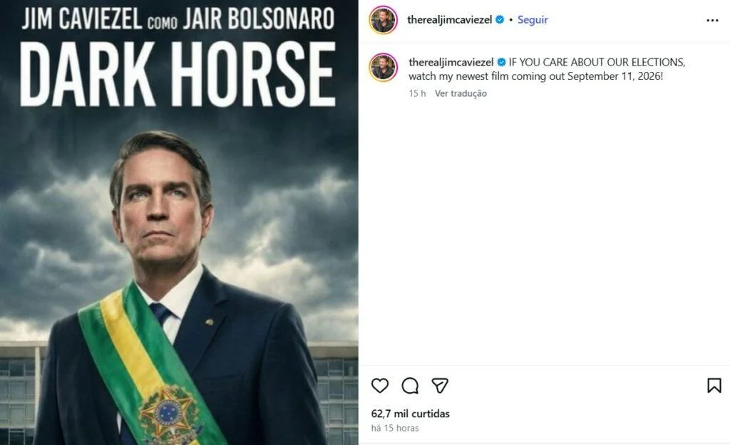 Dark Horse estreia em 2027? Filme de Bolsonaro pode mudar de planos