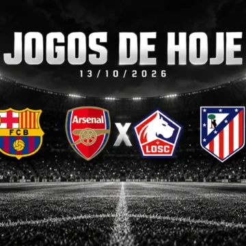 Jogos de hoje (13/10): onde assistir à Champions, Vasco e Brasil ao vivo