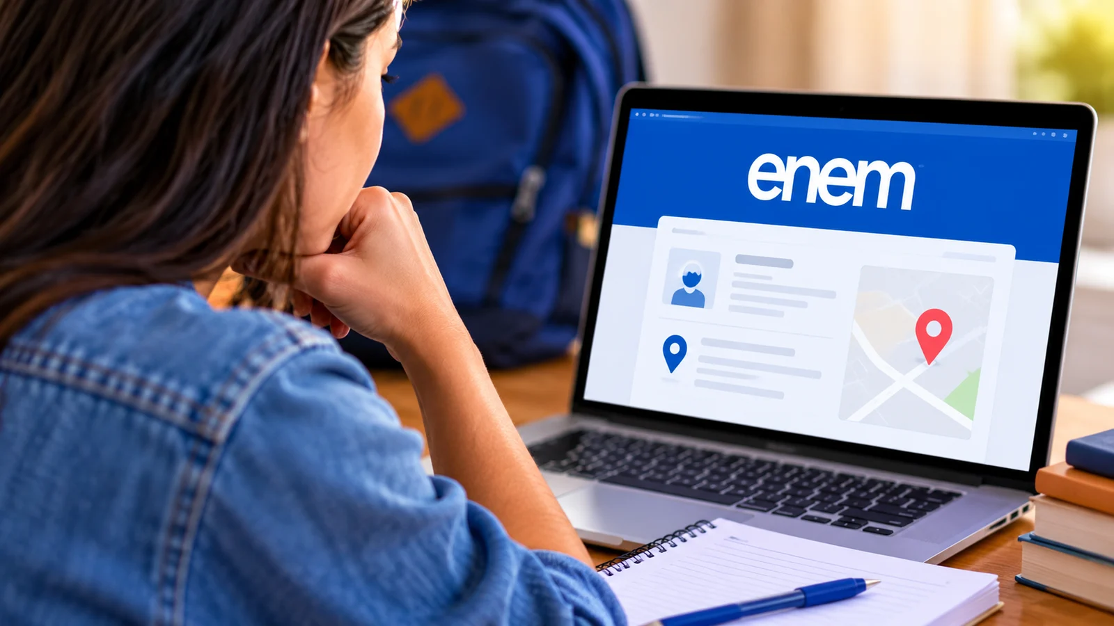 Enem 2026: Como acessar o local de prova no site oficial