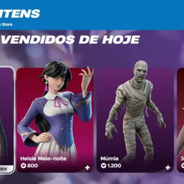 Loja do Fortnite hoje (12/10): skins, destaques e preços