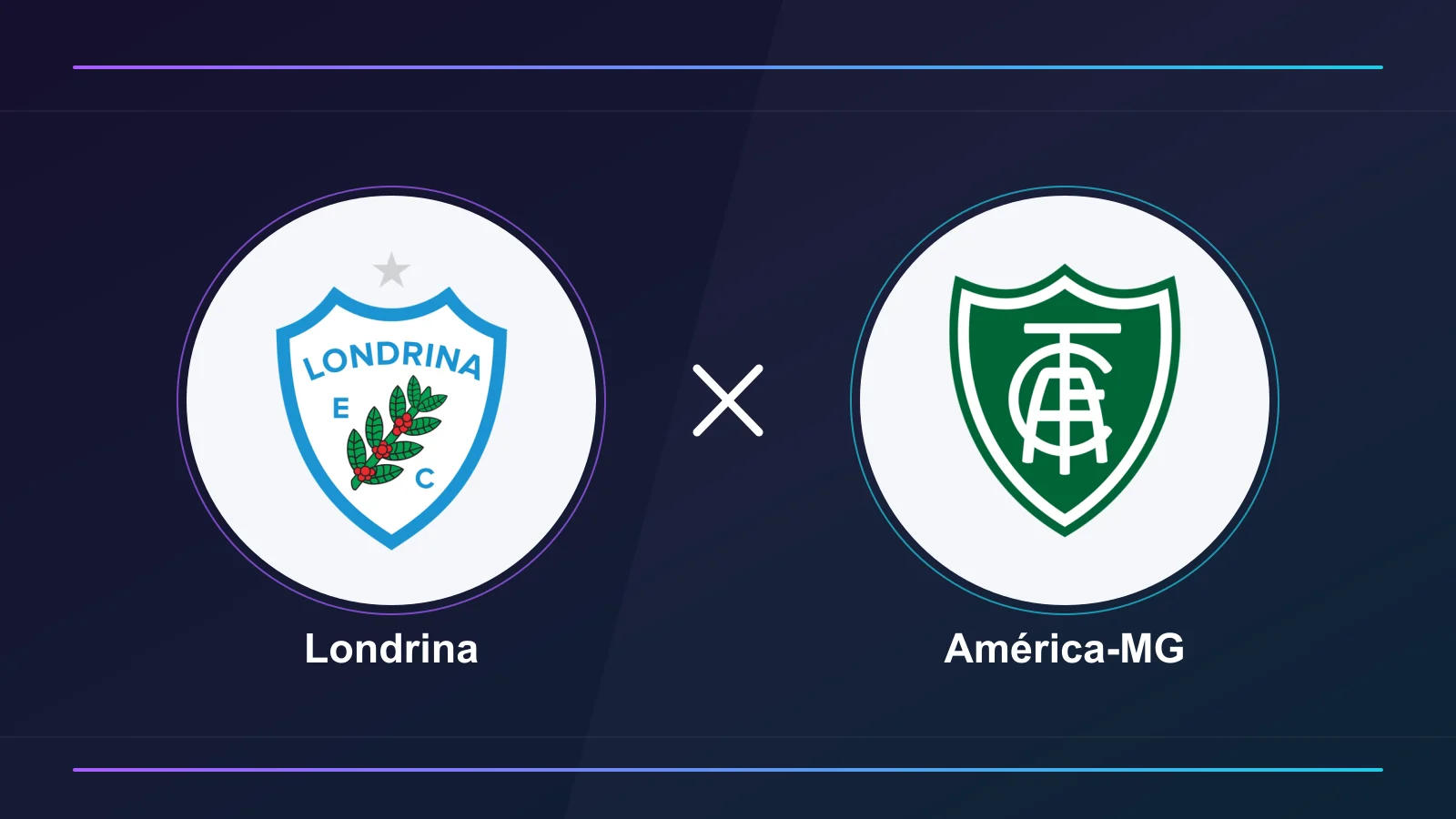 Londrina x América-MG: horário e onde assistir na Série B (01/11/2026)